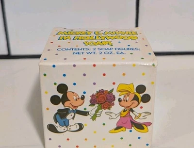 VTG 1989 Disney Avon Mickey & Minnie in Hollywood Soap Set Collectable NIB - Image 1 of 4