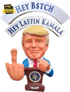Muñeca Donald Trump - Este Bobblehead Trump tiene un dedo medio bobbling en lugar de - Imagen 1 de 5