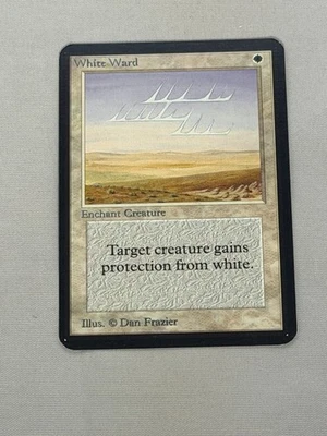 MTG White Ward Alpha Magic the Gathering - Image 1 of 2