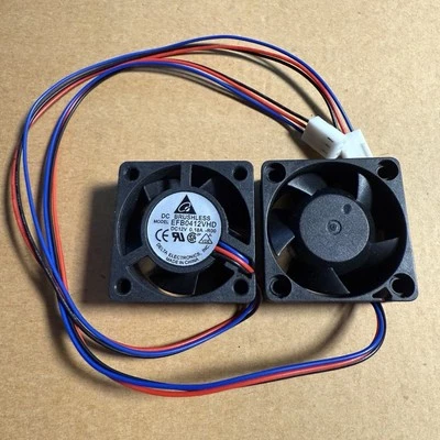 Delta 40x40x20 12V DC Brushless Fan 3 Pin (2 Pack) - Image 1 of 4
