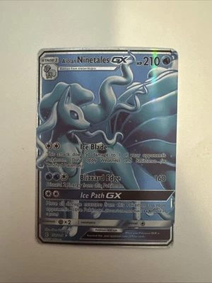 Alolan Ninetales GX (Full Art) 132/145 Sm-Guardians Rising Holo - Image 1 of 4
