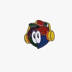 Hatclub Multicolor Stitch Heart Graphic Pin - Picture 1 of 2