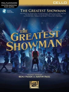 The Greatest Showman Movie for Cello Solo Sheet Music Play-Along Song Book Audio - Picture 1 of 1