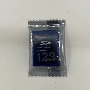 NEW Genuine Canon 128MB high speed SD Memory Card Sealed in Package SDC-128MH - Picture 1 of 2