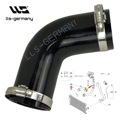 Turboschlauch Ladeluftschlauch für FIAT 2.0 JTD CITROEN PEUGEOT 2.0 HDI 0382HQ - Bild 1 von 4