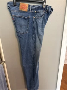 Levi’s 505 Jeans Mens 36x30 Light Wash Straight Leg - Picture 1 of 5