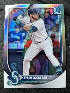 2025 Bowman Tyler Locklear Red RC Rookie Refractor Seattle Mariners #93 - Foto 1 di 2