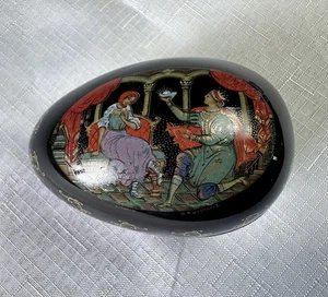 Ardeign Elliot Russian Fairy Tale Cinderella Egg Music Box Working - Picture 1 of 14