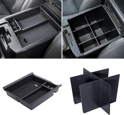 Center Console Insert Set Compatible with Toyota Tacoma 2016–2023 – Armrest Box Foto 1 de 4