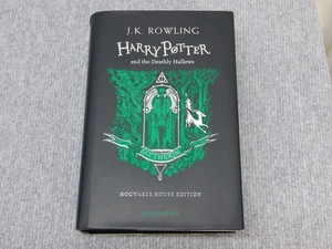 Harry Potter and the Deathly Hallows Slytherin Edition J.K. Rowling Hardcover Fa - Picture 1 of 13