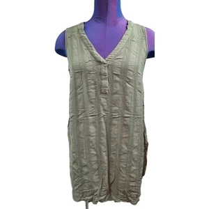 Camiseta sin mangas túnica verde oliva Maeve Anthropologie talla mediana para mujer - Imagen 1 de 8