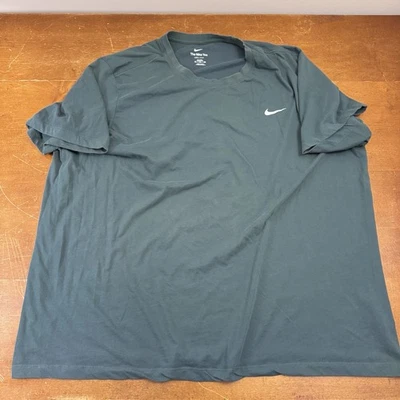 Camisa Nike Hombre 4XLT Azul Manga Corta Ligera Activa Foto 1 de 4