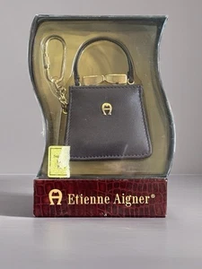 Vintage NEU Etienne Aigner Mini Mini Miniaturen Handtasche Tasche Schlüsselanhänger Anhänger Accessoire - Bild 1 von 10