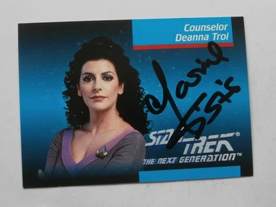 Star Trek: TNG Impel Trading Card Signed by Marina Sirtis ("Deanna Troi") - Image 1 of 2