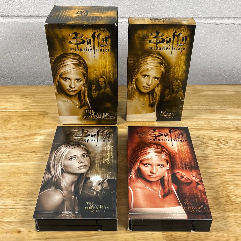 Buffy the Vampire Slayer - The Slayer Chronicles VHS 3-Tape Box Set 2001 Y2K - Image 1 of 4