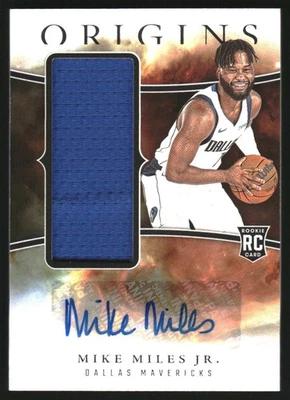 2023-24 Panini Origins Rookie Jersey Autographs #28 Mike Miles Jr. Auto Jersey - Image 1 of 2