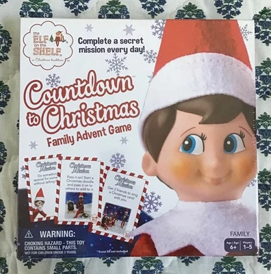 Elf On The Shelf 🎅 CUENTA REGRESIVA PARA NAVIDAD JUEGO DE ADVIENTO FAMILIAR Buffalo Games~NUEVO Foto 1 de 3