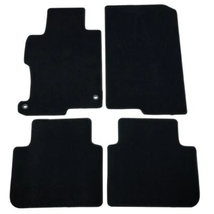 For 13-17 Honda Accord 4Dr Black Floor Mats Carpet Nylon Front & Rear 4PCS Set - Picture 1 of 5