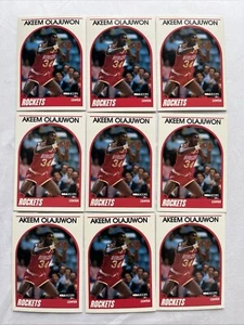 Akeem Olajuwon #180 1989-90 Hoops Lot Of 9 - Picture 1 of 2