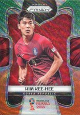 Prizm World Cup 2018 G/O Wave Parallel Base Card #188 Kim Kee-hee - Korea