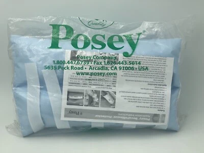 6-Pack Posey Secure Adjustable Comfort Sleeve Splint  Blue LARGE Adult 8168L - Image 1 of 3