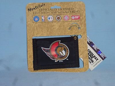 OTTAWA SENATORS  Nylon I.D. CARD CASE with KEYRING  Lot of 3   New!  by Rico - Image 1 of 4