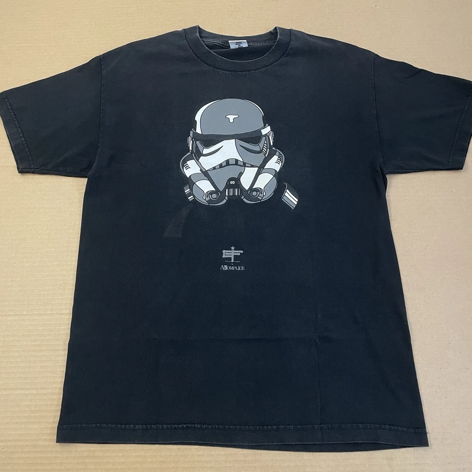 Camisa DE COLECCIÓN Akomplice X Star Wars Adulto Grande Negra Skate Rap Hip Hop Y2K Para Hombres Foto 1 de 4