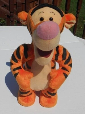 Vintage Disney Tigger 1998 Talking Bouncing Jumping 12' Plush Toy Doll Works! - image 1 of 3