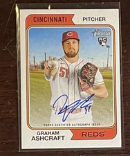 2023 HERITAGE GRAHAM ASHCRAFT REAL ONE AUTOGRAPH RC #ROA-GA REDS