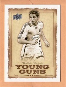 2008 Upper Deck MLS Young Guns #YG4 Robbie Rogers - Flat S/H