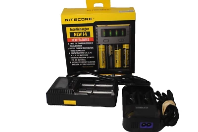 NITECORE ‎Nitecore I4 12V Universal Charger + EFEST 2 battery charger - Image 1 of 4
