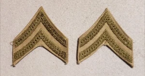 Pair - 1930s Army Corporal Stripes - Picture 1 of 3