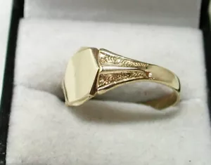 1950's Gents 9 carat Gold Signet Ring Size X - 21041 - Picture 1 of 4