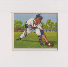 JOHN BUDDY KERR 1950 BOWMAN BASEBALL VINTAGE CARD #55 BOSTON BRAVES RARE LOOK