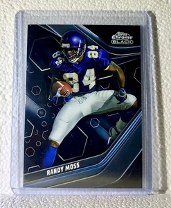 Randy Moss 2023 Topps Chrome Black NFL #129 Football Card Minnesota Vikings - Picture 1 of 2