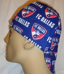 Sombrero de motociclista FC Dallas construcción hecha a medida, soldador, instalador de tuberías - Imagen 1 de 2