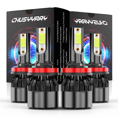 For Buick Terraza 05-2007 4X LED Headlight Bulbs High&Low Beam Combo Kit 6000K - Image 1 of 4