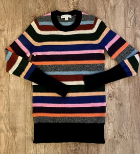 Striped White + Warren Cashmere 