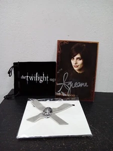 Collier choker Twilight New Moon Alice argent sterling + carte à collectionner signée - Photo 1/6