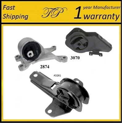 3 piezas montaje transmisión apto para Chevrolet Malibu 1997-2001 2,4 L y 3,1 L Foto 1 de 4