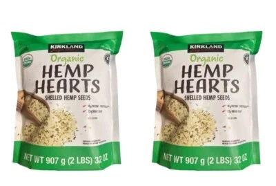 Kirkland Signature Organic Hemp Hearts Shelled Seeds 2 Pack 4 lbs Total - Image 1 of 3