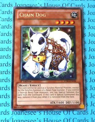 STBL-EN034 Chain Dog Rare Yu-Gi-Oh Card 1st Edition New - Image 1 of 4