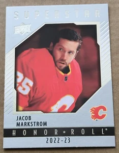 2022-23 Upper Deck Honor Roll #HR43 Jacob Markstrom - Picture 1 of 2
