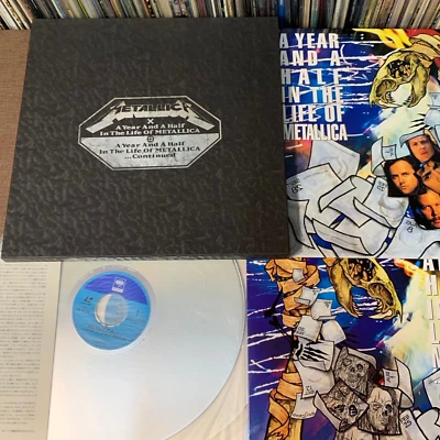 METALLICA A Year And A Half In The Life of JAPAN Laser Disc 3-LD SRLM841~3 Box - Image 1 of 4