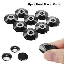 8Pcs Stainless Steel Hifi Speaker Spike Desk Feet Base Pad Improve Sound  