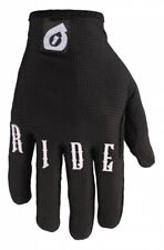 SixSixOne Comp Gloves Tattoo Black Lightweight Mountain Bike Full Finger MTB 661