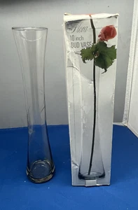 Jordan Collection Hand Cut Crystal 10 in Bud Vase - Bild 1 von 7