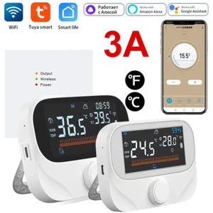 Wireless WiFi Programmable Room Thermostat for RF Boiler Temperature Control App - Picture 1 of 15