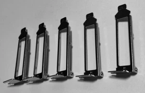 5PC Low Profile Brackets for Intel E1G44ET, E1G44ET2, I340-T4, I350-T4,E1G44HT - Picture 1 of 3
