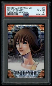 Final Fantasy Japanese Carddass 8 11 Selphie Tilmitt 1999 Prism PSA 10 91763973 - Picture 1 of 2